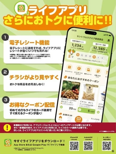ライフアプリの機能紹介