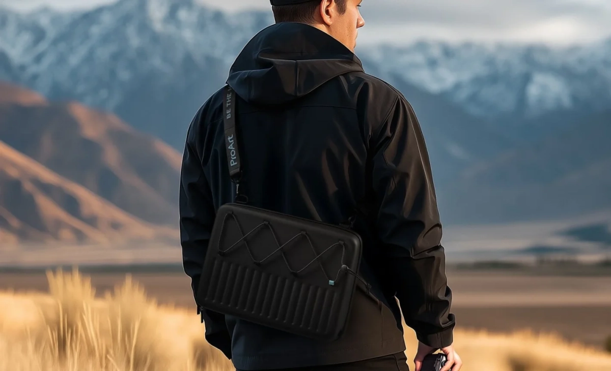 専用スリーブを携えて