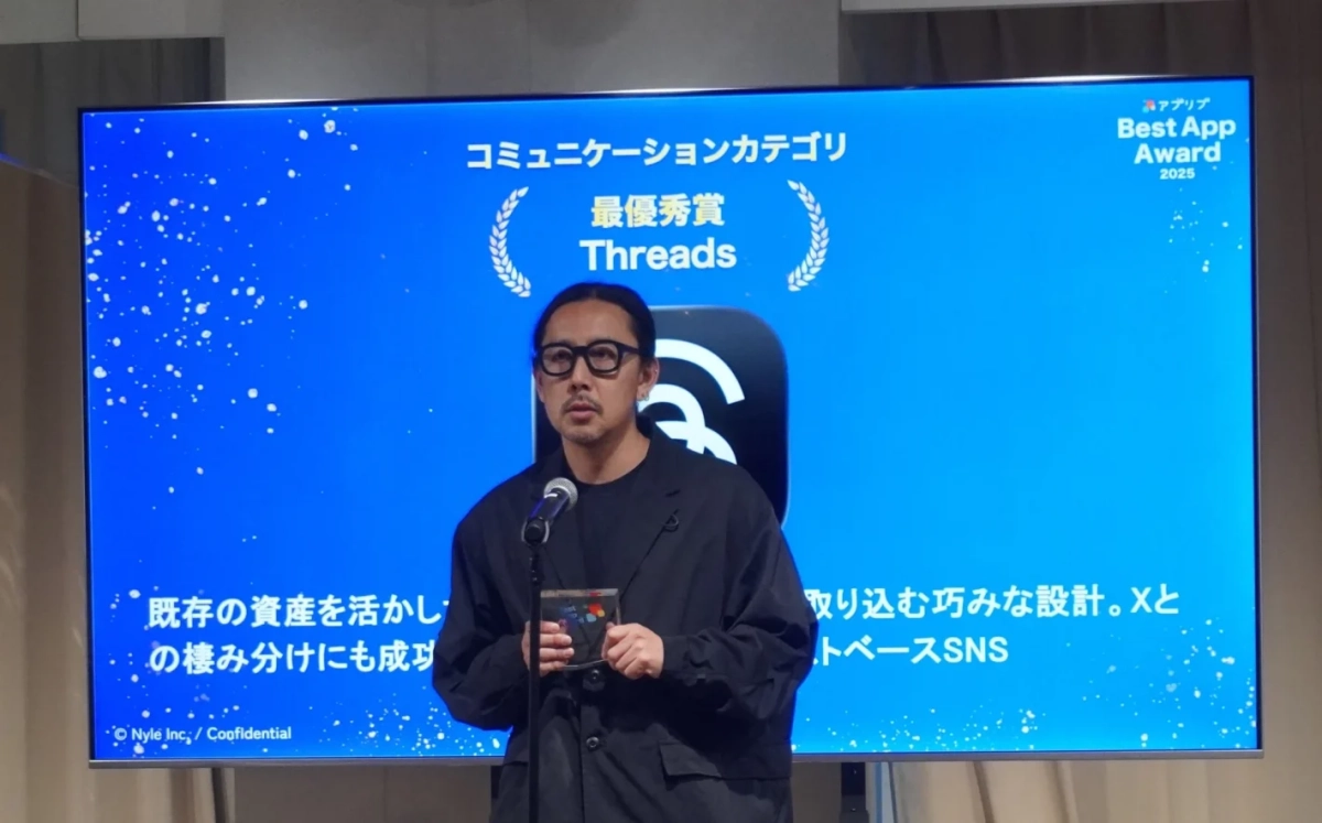 コミュニケーションカテゴリ最優秀賞 Threads