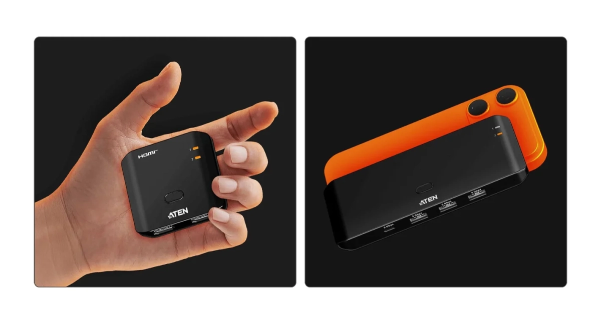 コンパクトな製品とUSBハブ