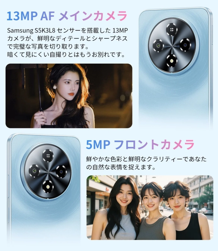 FOSSiBOT S5/S5 Proのカメラ