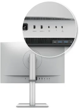 モニター背面ポート