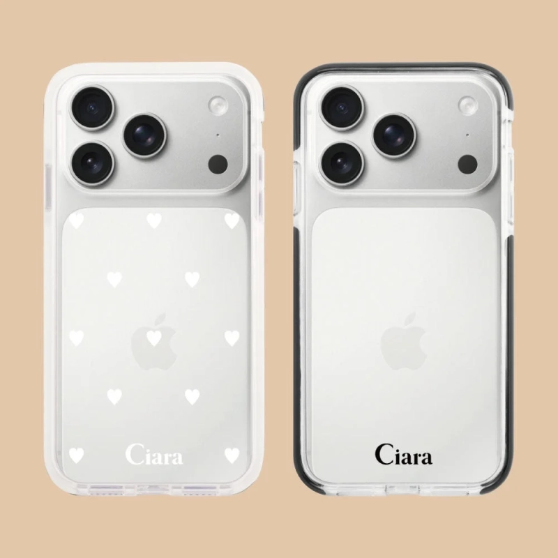 2つのCiara iPhoneクリアケース