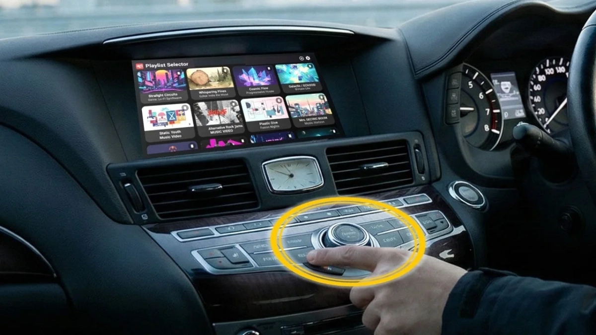 車内でのマルチコントロール操作