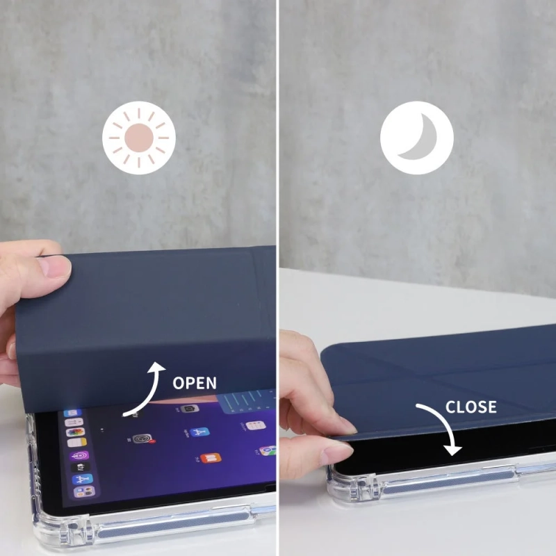 ケースの開閉とスリープ機能