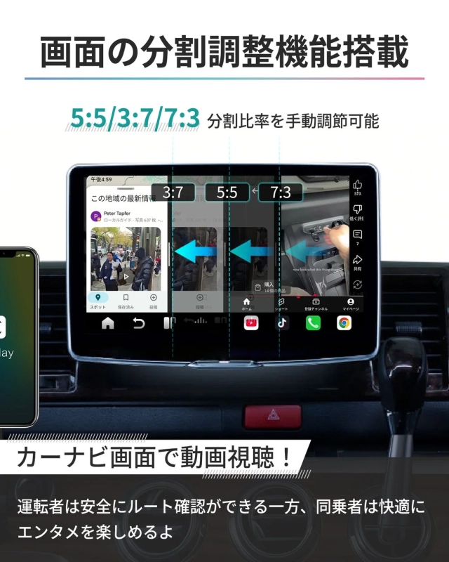 画面分割機能のイメージ