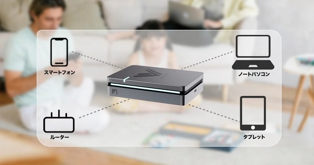 様々なデバイスとの接続イメージ