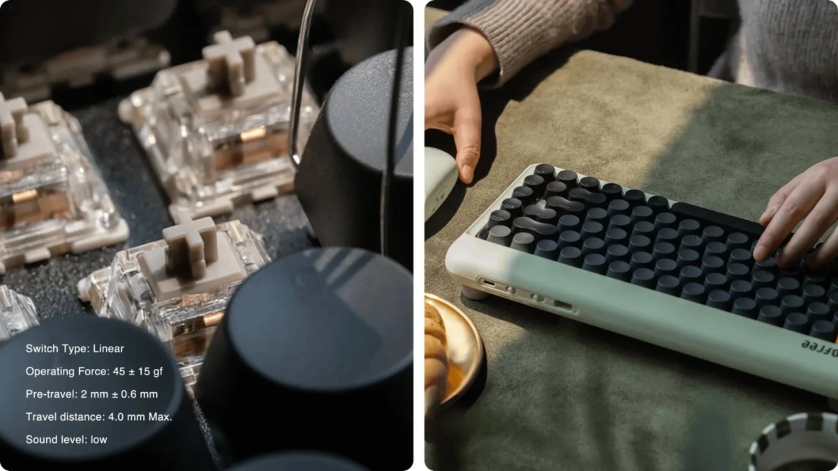 キーボードのホットスワップ対応スイッチ