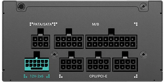 電源ユニットのモジュラーケーブル接続部
