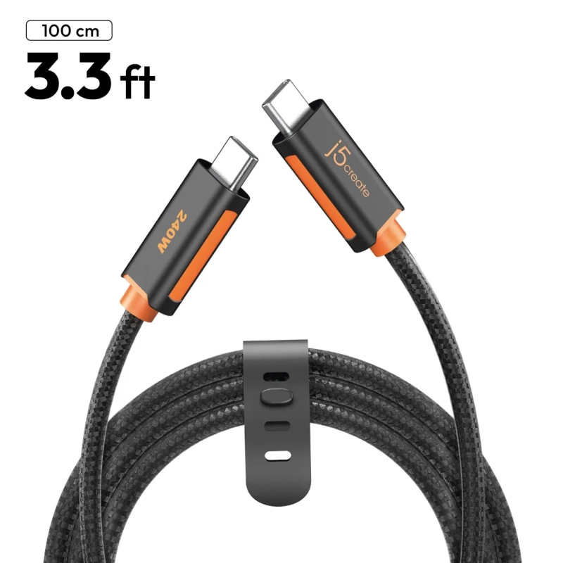 JUCX26L10 240W急速充電ケーブル