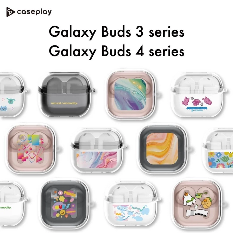 Galaxy Buds 3/4シリーズ向けワイヤレスイヤホンケース