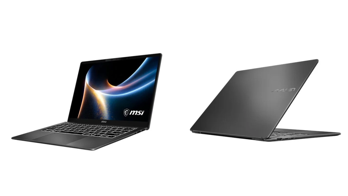 MSI製の黒いノートパソコン