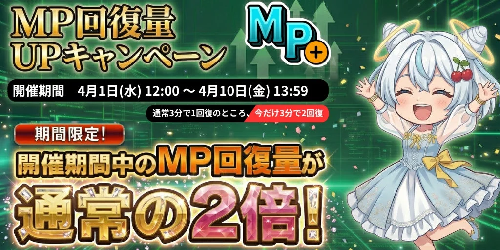 MP回復量UPキャンペーン