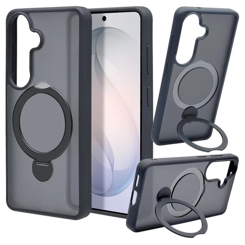 スマートフォン用のダークグレーの保護ケース