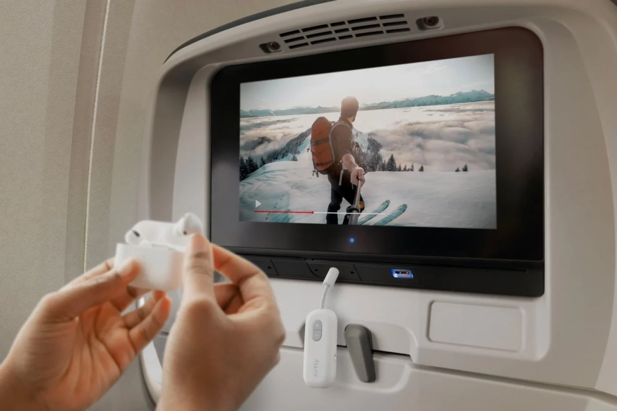 AirFly SEで飛行機内の動画を視聴