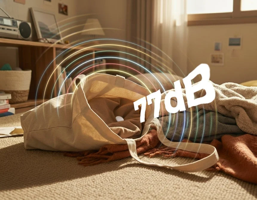 バッグから音を発するTag.O
