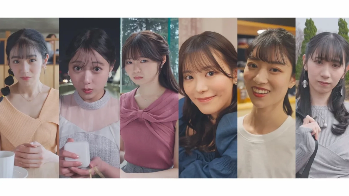 様々な表情の女性たち