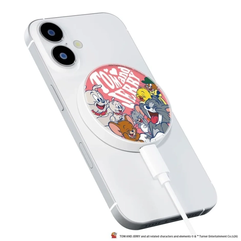 スマートフォンに装着した様子