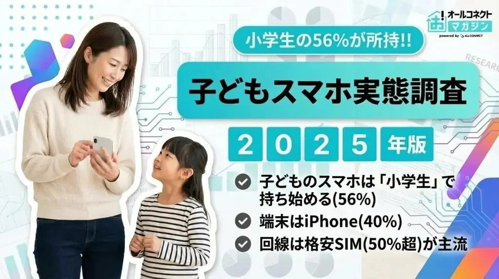 子どもスマホ実態調査 2025年版