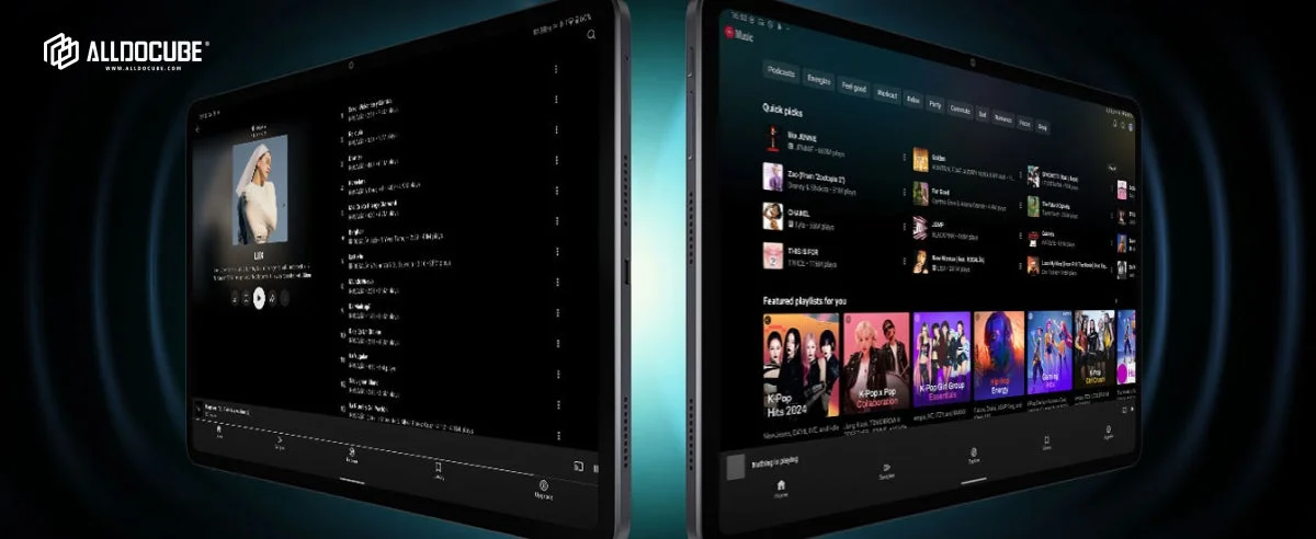 クアッドスピーカーによる没入型サウンド