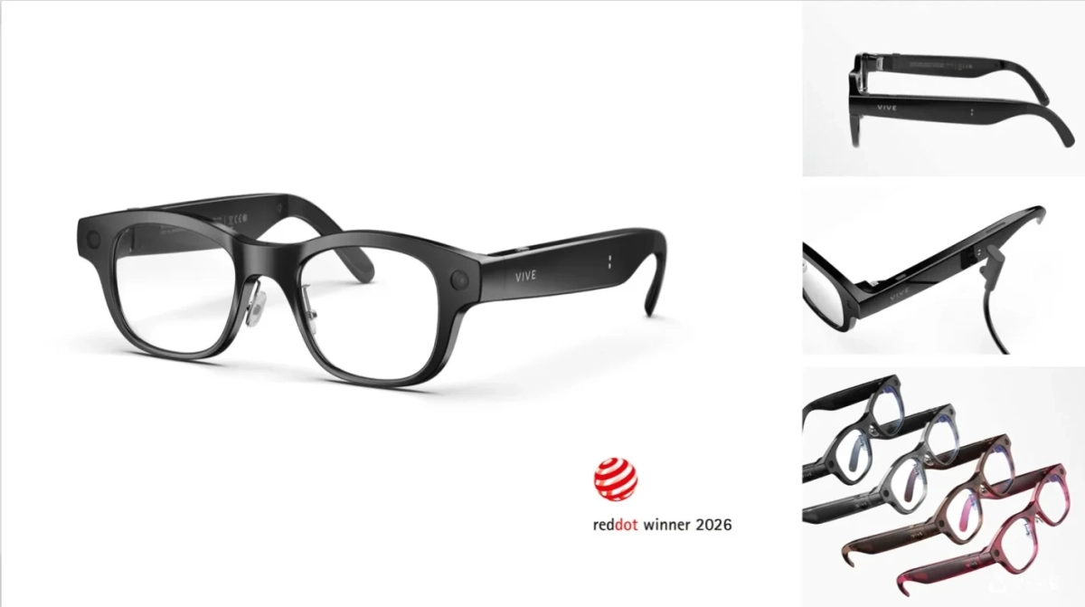 HTC VIVEスマートグラスがRed Dot Award 2026受賞
