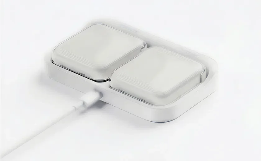 2台同時にストックできる充電ベース