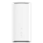 白いシンプルデザインの縦型電子機器が写っています。これは家庭用Wi-Fiルーターなどのネットワーク通信機器である可能性が高いです。