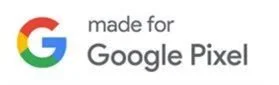 Google Pixelデバイス向けに作られた製品であることを示すロゴマーク