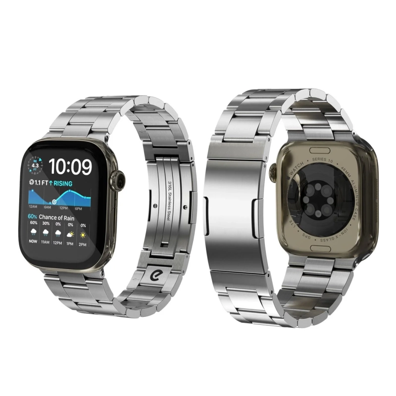 Apple Watch Series 10に装着されたSpectraバンド