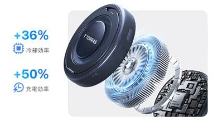 冷却効率向上を示す図