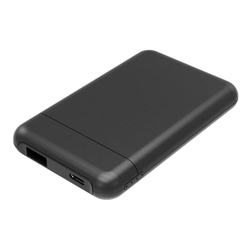 5000mAh ブラック モバイルバッテリー