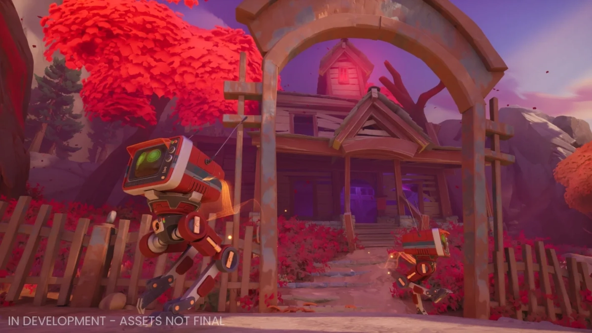 ロボットと廃屋