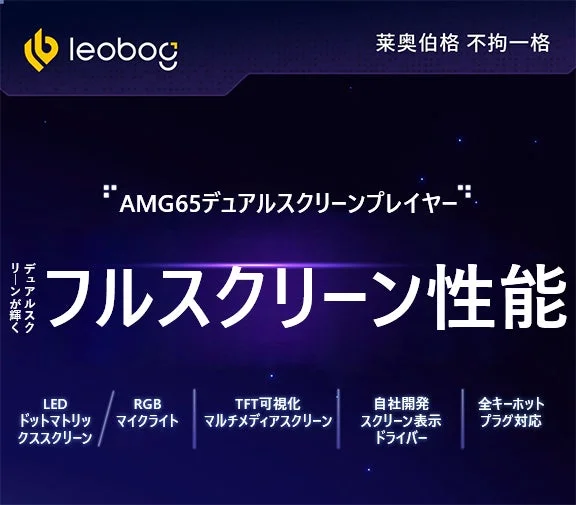 AMG65デュアルスクリーンプレイヤーの製品紹介