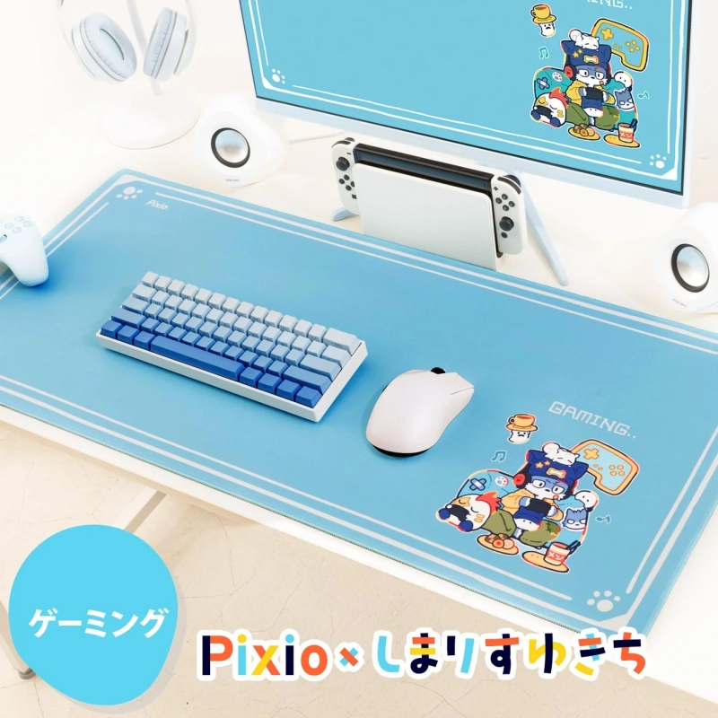 ゲーミングデザインマウスパッドの使用例