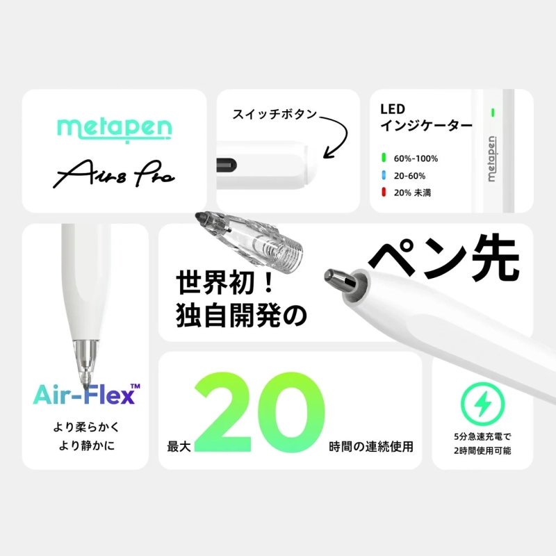 Metapen Air8 Proの詳細