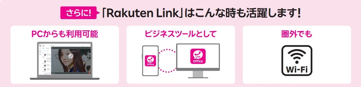 Rakuten Linkの多用途性