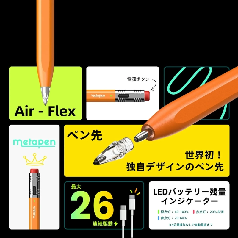 Metapen Air8 Pro Xの詳細