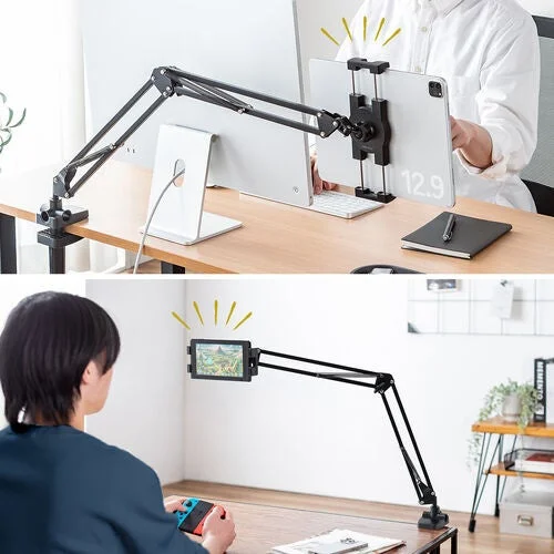 デスクでの使用と角度調整