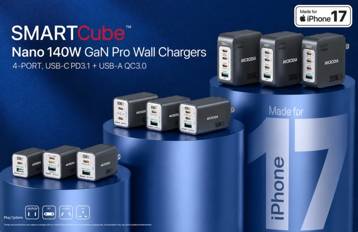 SMARTCube™ Nano 140W GaN Pro Wall Chargers