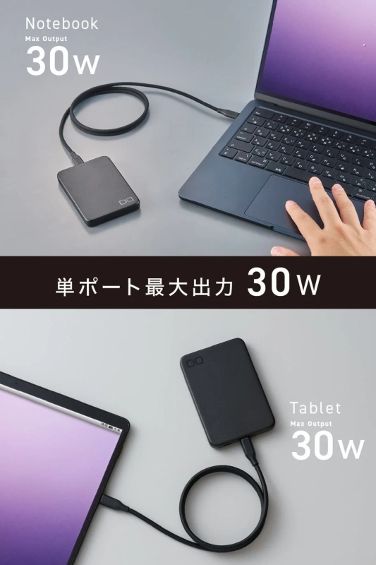単ポート最大30W出力