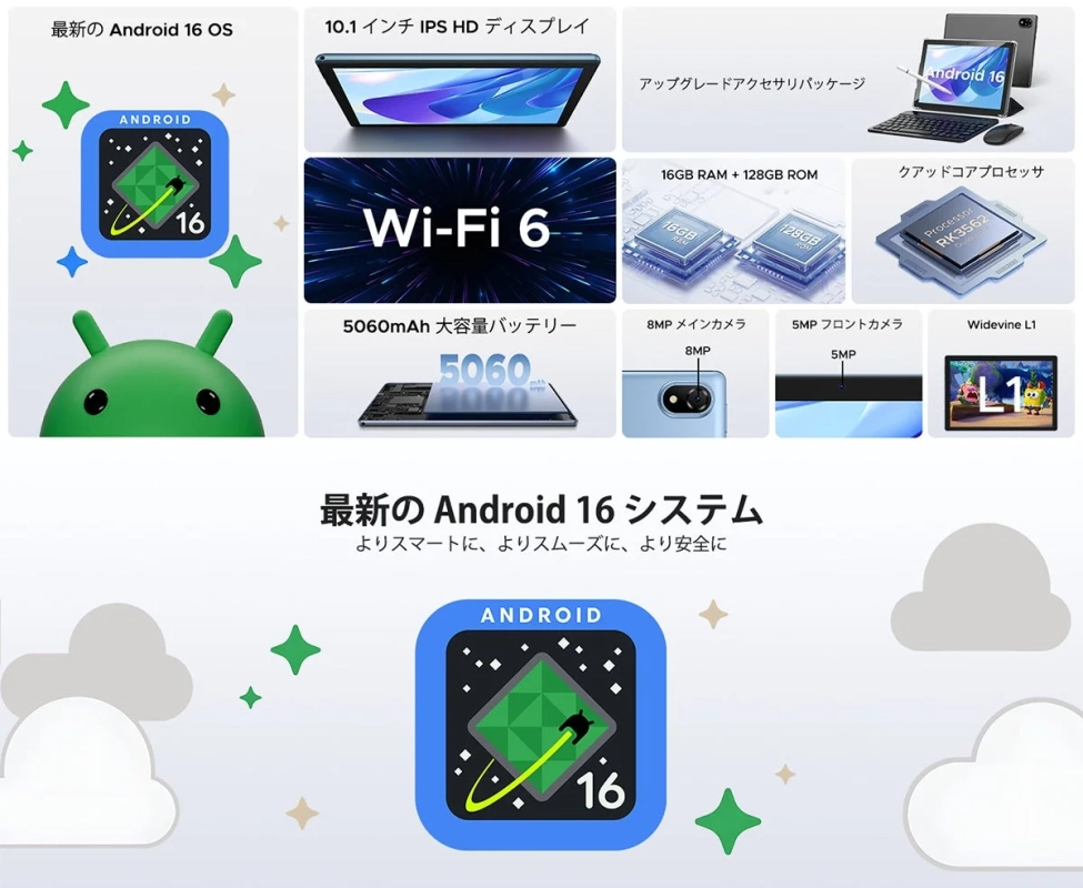 Android 16 OSの機能説明