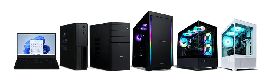 iiyama製パソコンの多様なラインナップ