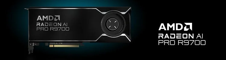 AMD Radeon AI Pro R9700グラフィックカードの製品画像