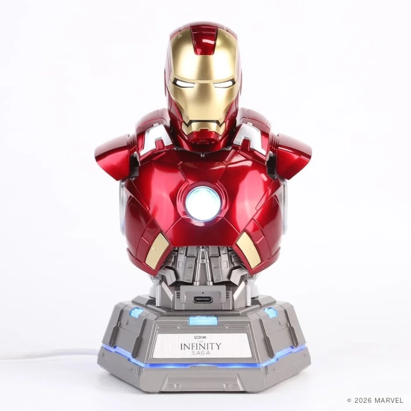 アイアンマン USB分配器のライトアップ