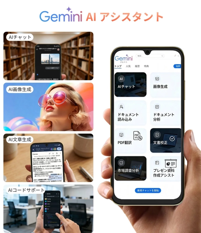 Gemini AIの機能