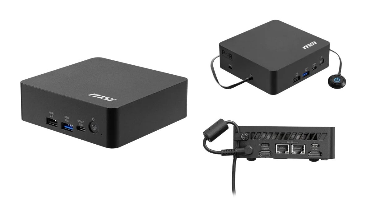 Cubi NUC AI+のポート類