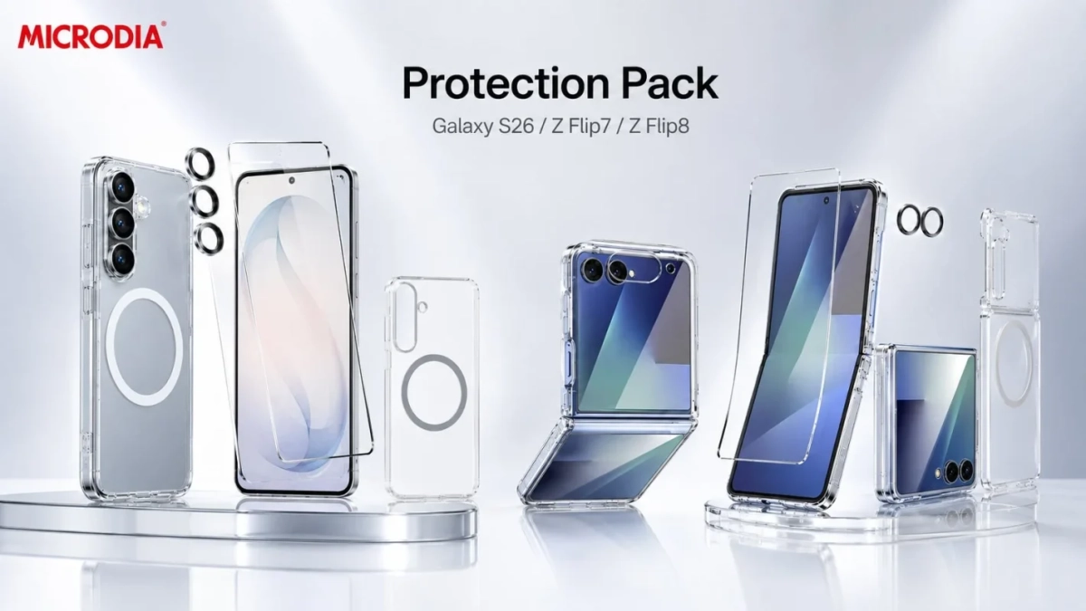 MICRODIA® Protection Pack Galaxy S26 / Z Flip7 / Z Flip8