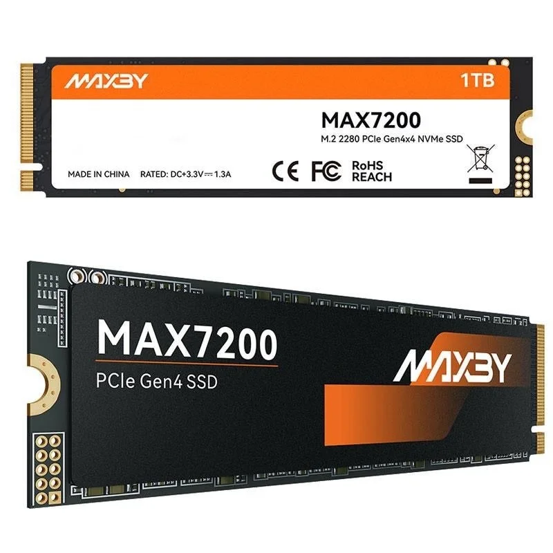 MAXBY 1TB MAX7200 M.2 2280 PCIe Gen4x4 NVMe SSD