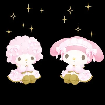 マイメロディとマイスウィートピアノのイラスト