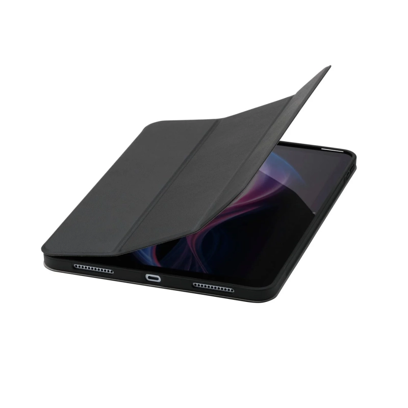タブレットケースが一部開いた状態